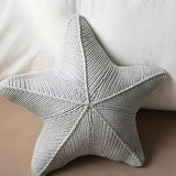 Starfish Hand-Knitted Cushion