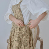 Classic Cotton Floral Apron