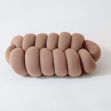 Splendid Ellipse Knotted Plush Cushion