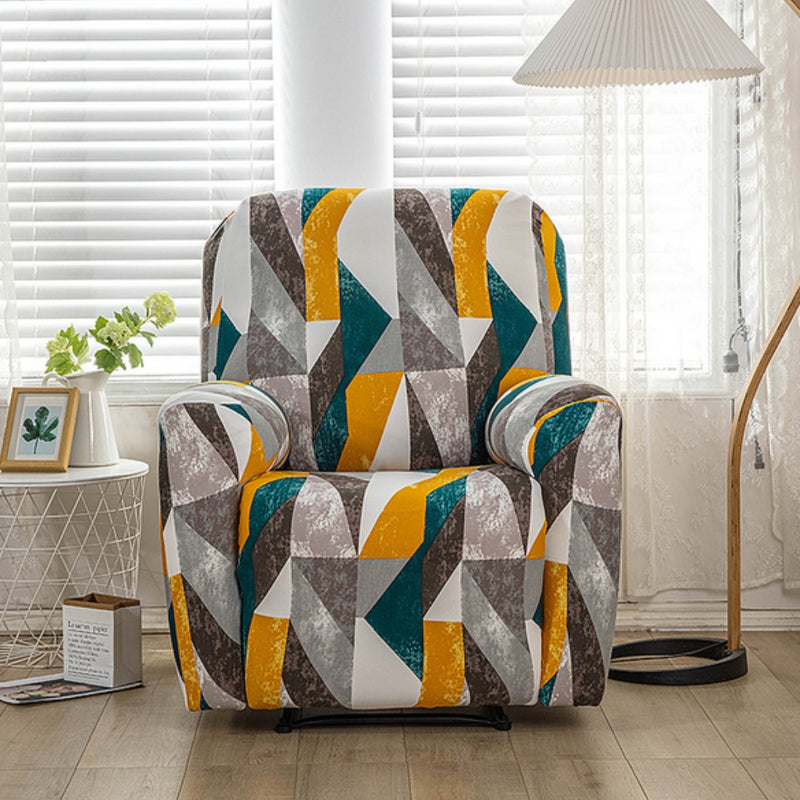 Abstract Recliner Sofa Cover