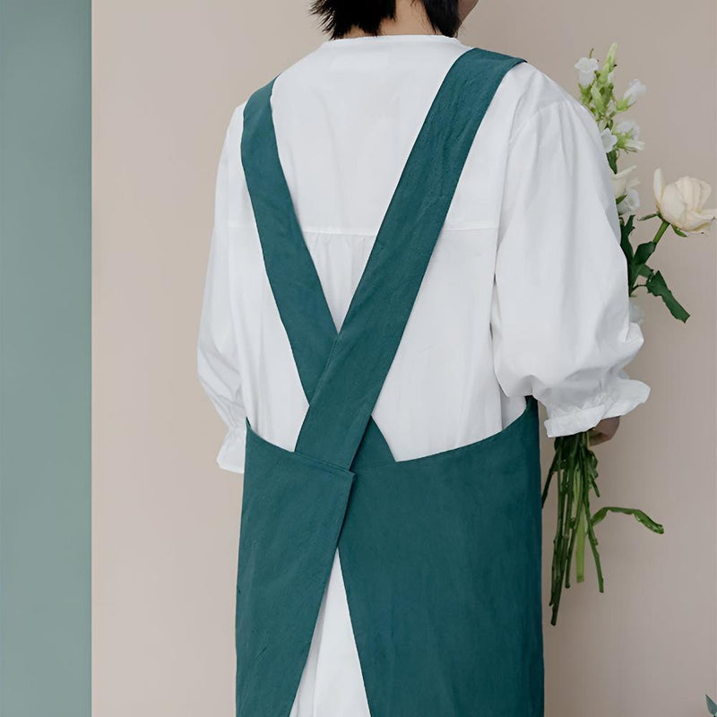 Minimalist Cross-Back Apron