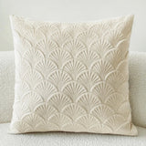 Coastal Velvet Shell Cushion Cover