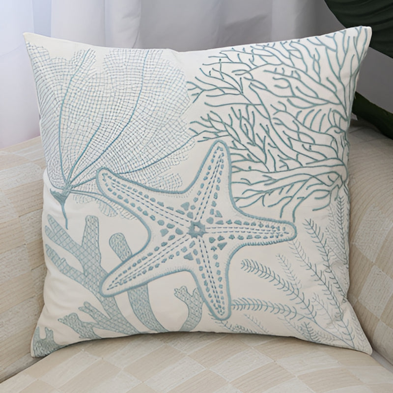 Ocean Treasures Embroidery Cushion Cover