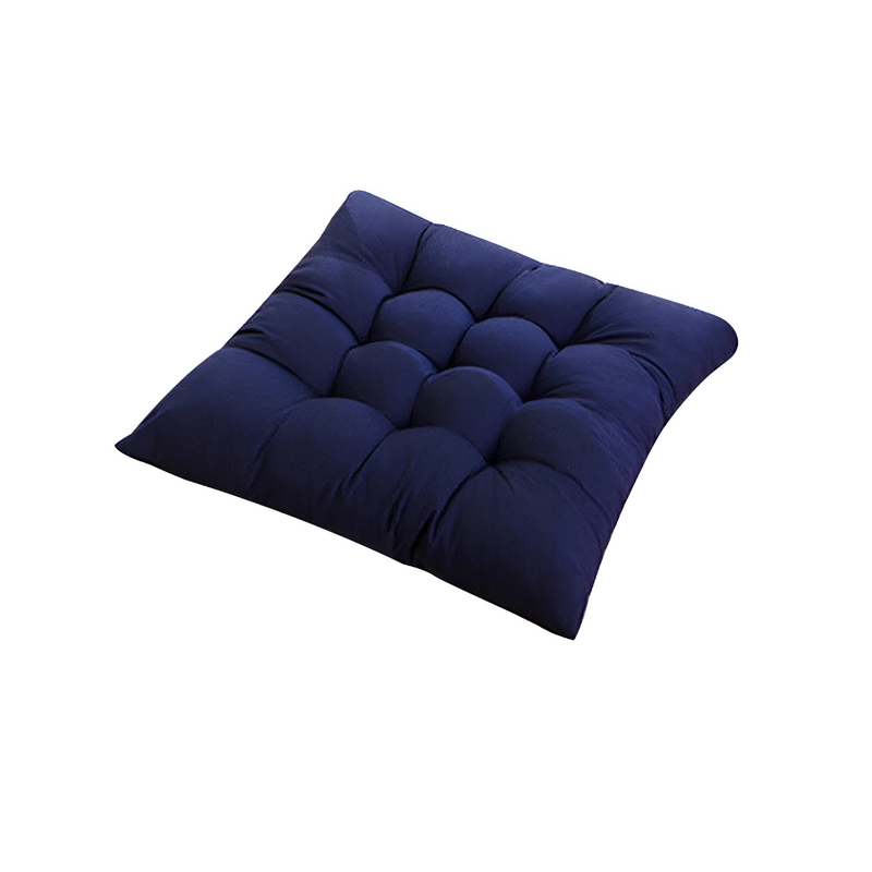 Vibrant Button-Tufted Padded Cushions