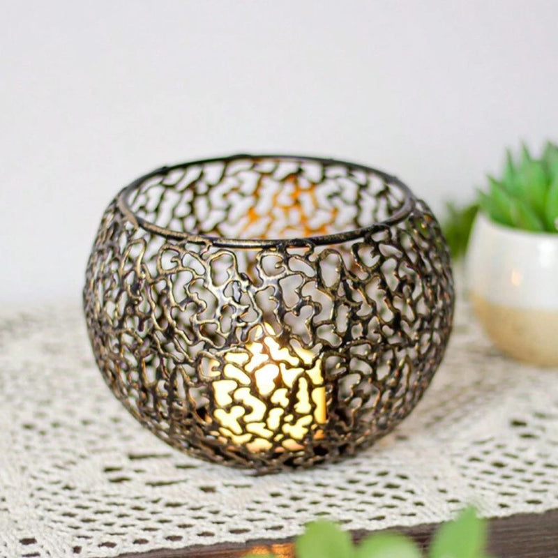 Glow Sphere Candle Holder