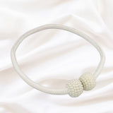 Magnetic Pearl Curtain Tie Back | 2pcs Set