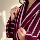 Allure Stripe Unisex Bathrobe