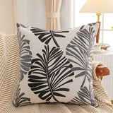 Metallic Foliage Cushion Cover