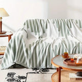 Modern Monochrome Fern Sofa Cover