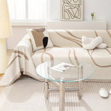 Wave Lines Chenille Sofa Covers