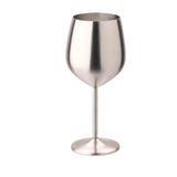 Lustrous Stainless Steel Wine Glass