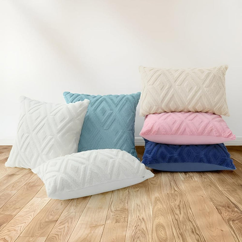 3D Diamond Pattern Cushion Cover