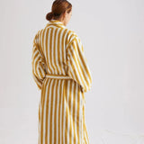 Cloud-Soft Unisex Striped Bathrobe