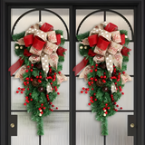 Holiday Door Christmas Wreath