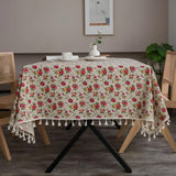 European Pastoral Small Floral Tablecloth