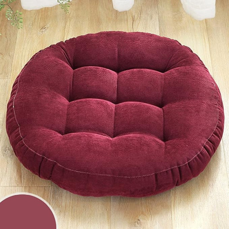 Velvet Tufted Round Cushions