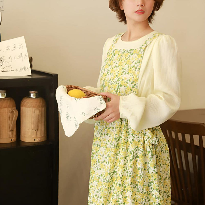 Pastoral Charm Pure Cotton Apron