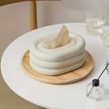 Lustre Ceramic Tissue Holder