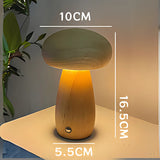 Wooden Mushroom Lamp