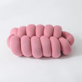 Splendid Ellipse Knotted Plush Cushion