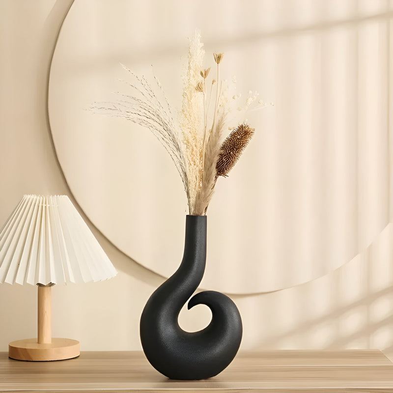 Comodo Spiral Ceramic Vase