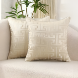 Geometric Jacquard Luxury Cushion Cover