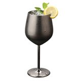 Lustrous Stainless Steel Wine Glass