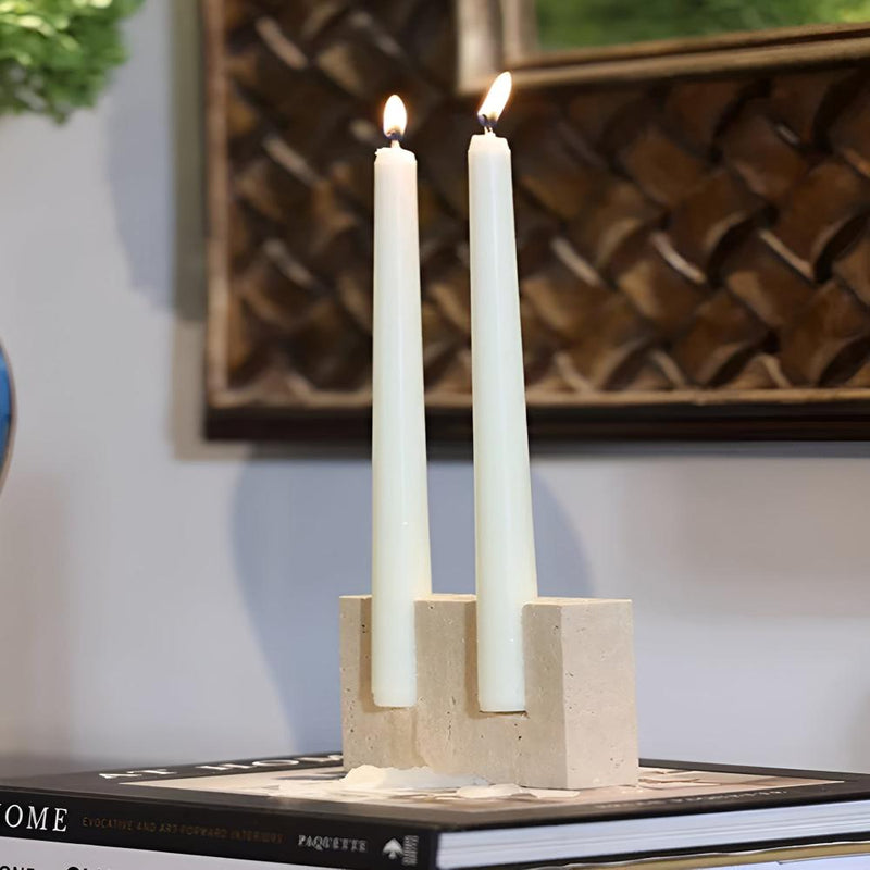 Timeless Glow Stone Candle Stand