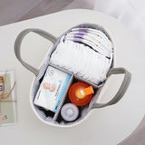 Braided Grey Baby Essentials Organiser