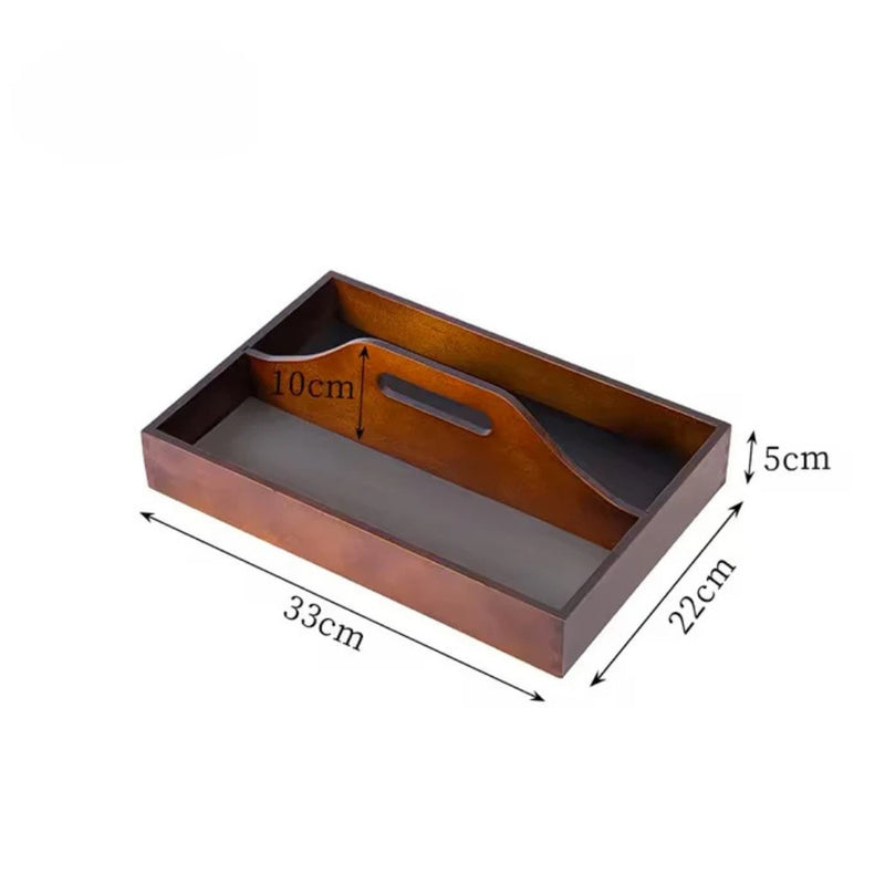 Timeless Vintage Wooden Organiser Tray