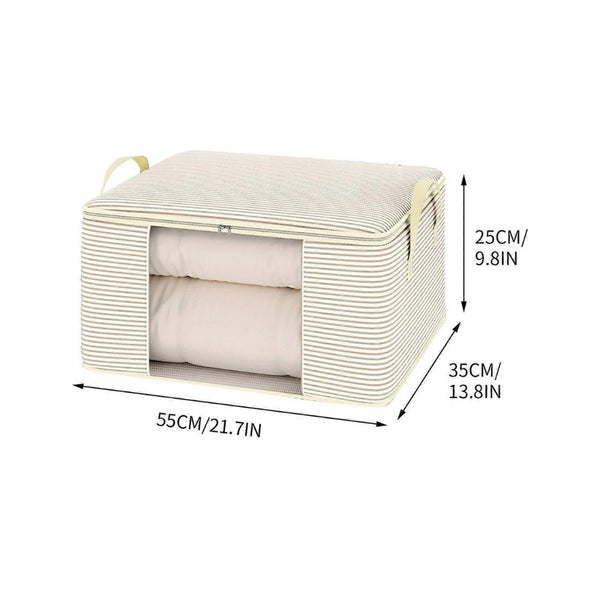 Classic Stripe Foldable Storage Bag