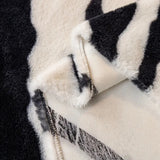 Wild Stripes Zebra Fleece Sofa Cover