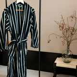 Allure Stripe Unisex Bathrobe