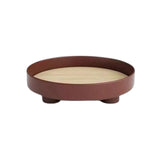 Modern Round Wooden Barbara Tray