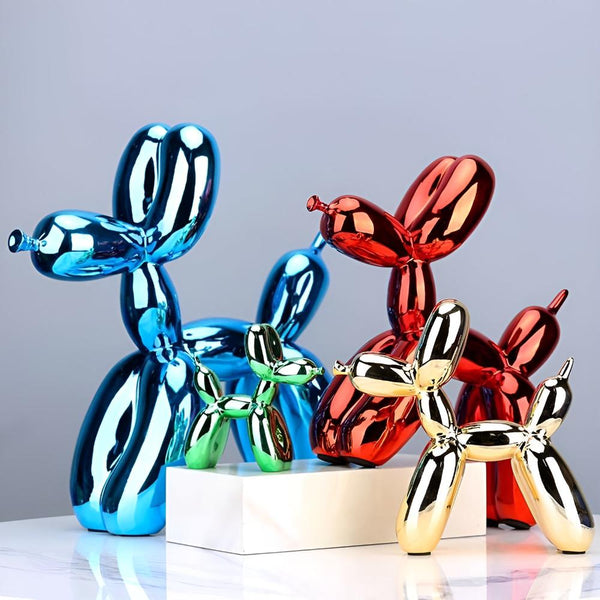 Balloon Dog Resin Sculpture