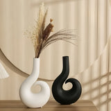 Comodo Spiral Ceramic Vase