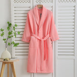 Luxury Waffle Weave Cotton Bathrobe