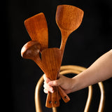 Wooden Kitchen Utensil Set | 4-piece