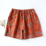 Patterned Loose-Fit Summer Shorts