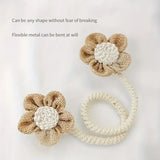 Floral Hemp Curtain Tie Back | 2Pcs Set