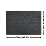 Chevron Ridges Non-Slip Door Mat