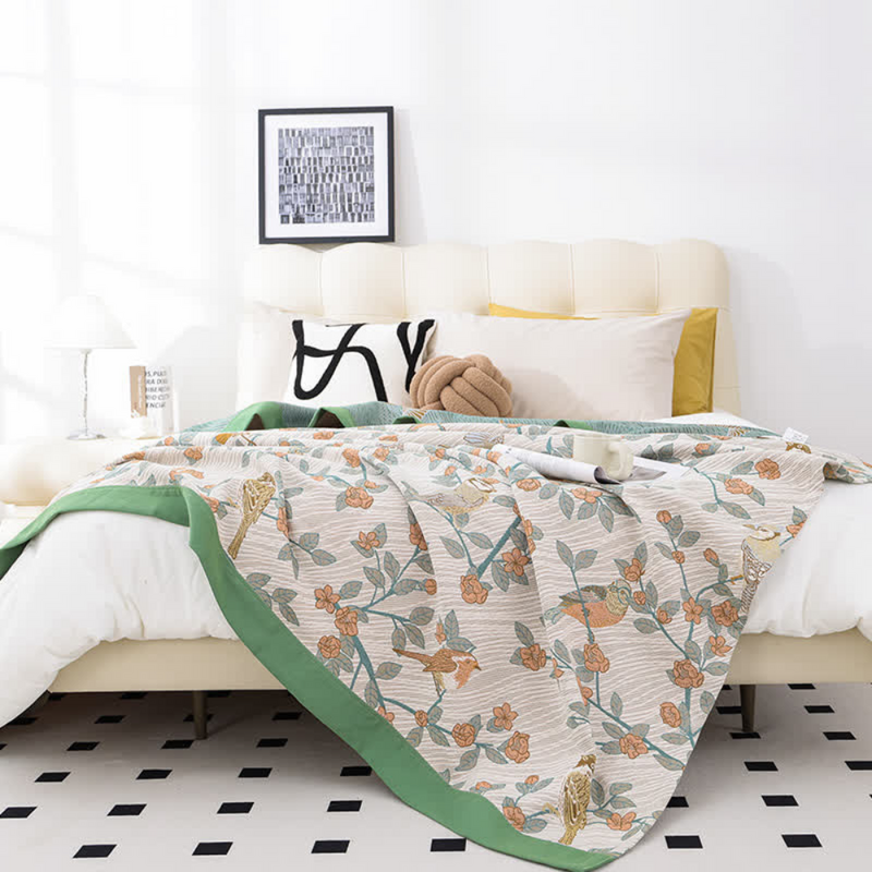 Avain Blooming Floral Blanket