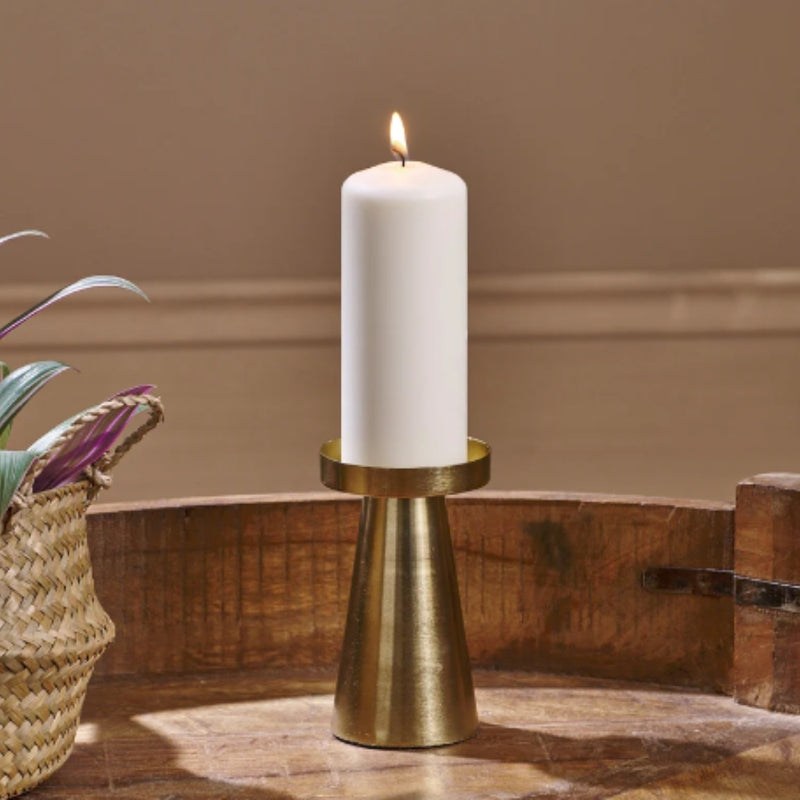 Elegant Brass Candle Holders