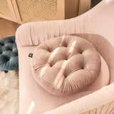 Velvet Tufted Round Cushions