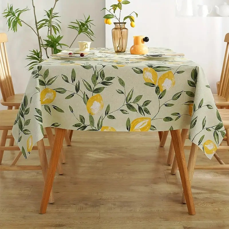 Lemon Leaf Tablecloth