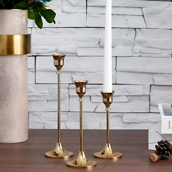 Vintage Style Candle Holder | 3Pcs Set