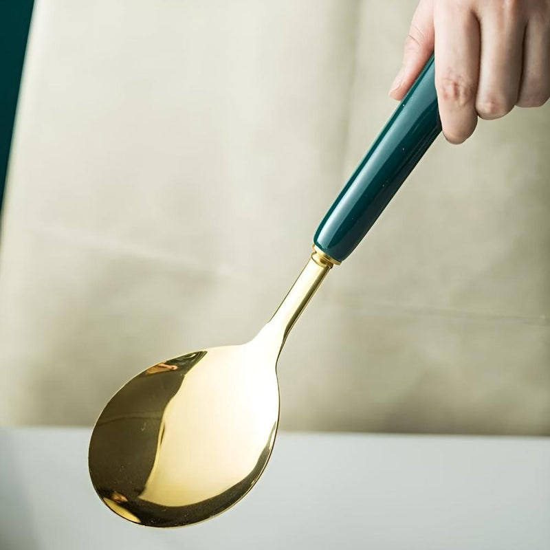 Golden Stainless Steel Utensil Set