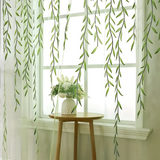 Willow Leaf Strip Window Curtains