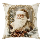 Golden Velvet Christmas Cushion Covers