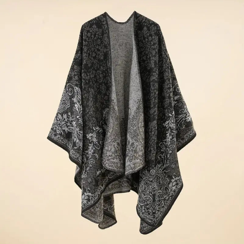 Baroque Pattern Warm Blanket Shawl